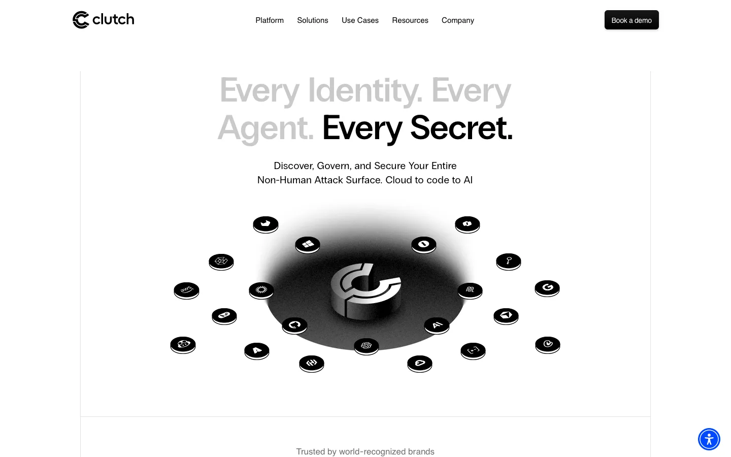 clutch.security - Landing Screenshot Preview