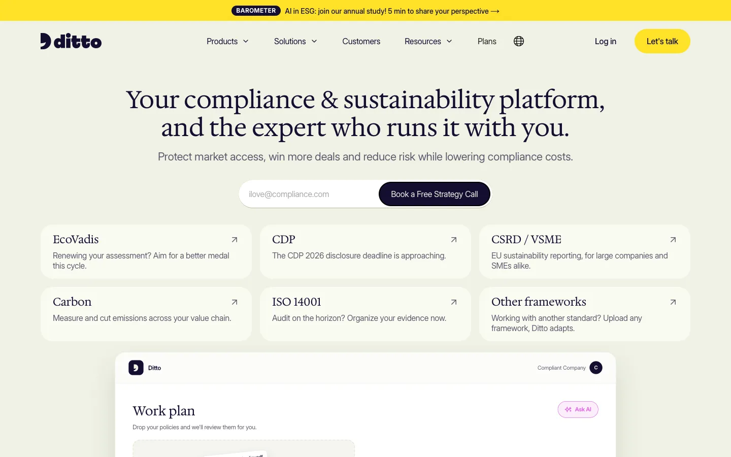 trustditto.com - Landing Screenshot Preview