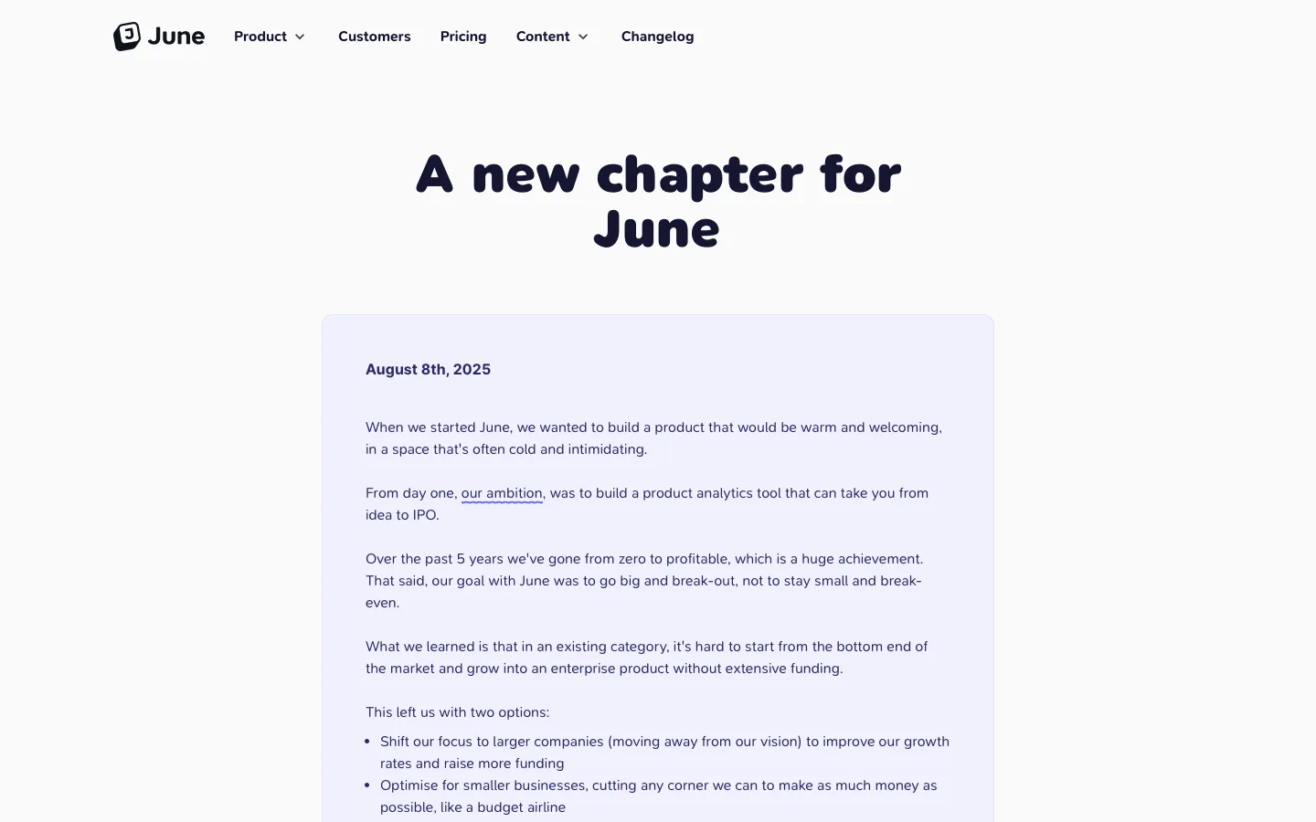 june.so - Landing Screenshot Preview