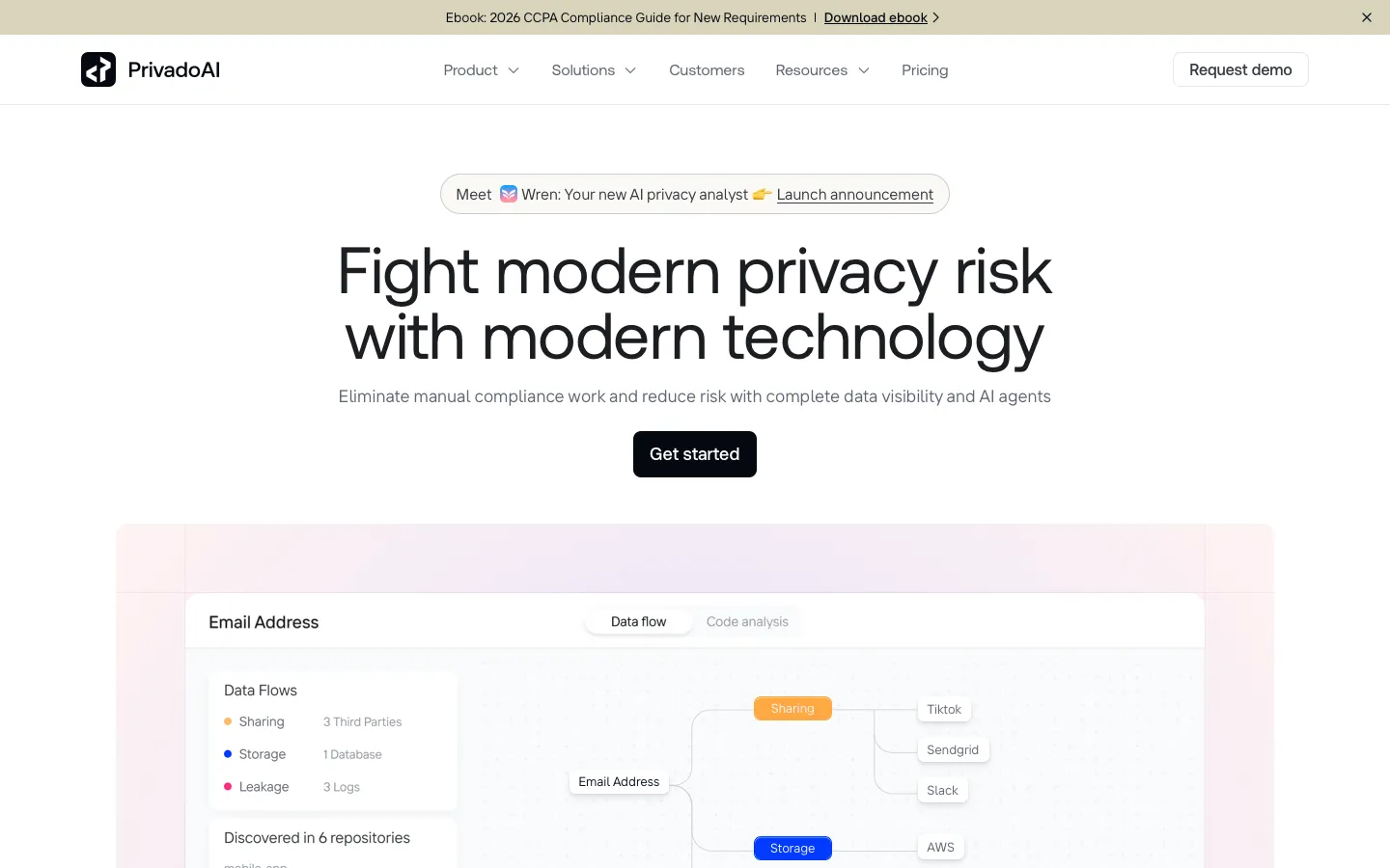 privado.ai - Landing Screenshot Preview