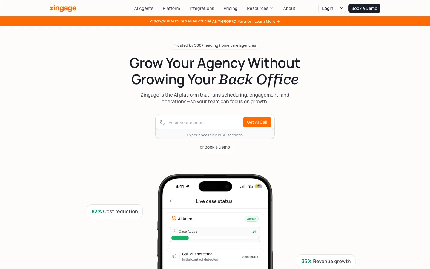 joinava.com - Landing Screenshot Preview