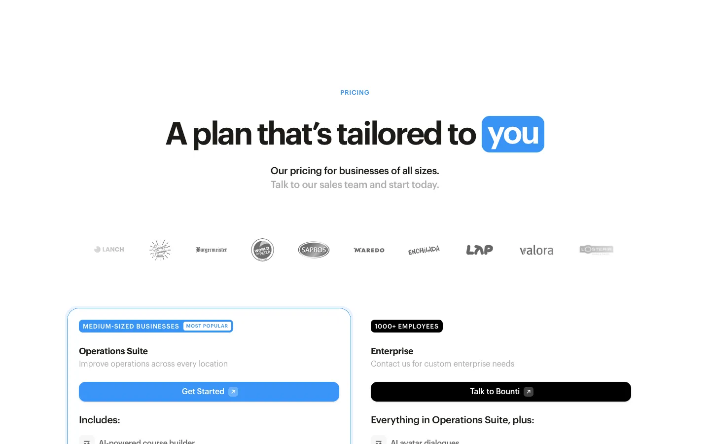 bounti.co - Pricing Screenshot Preview