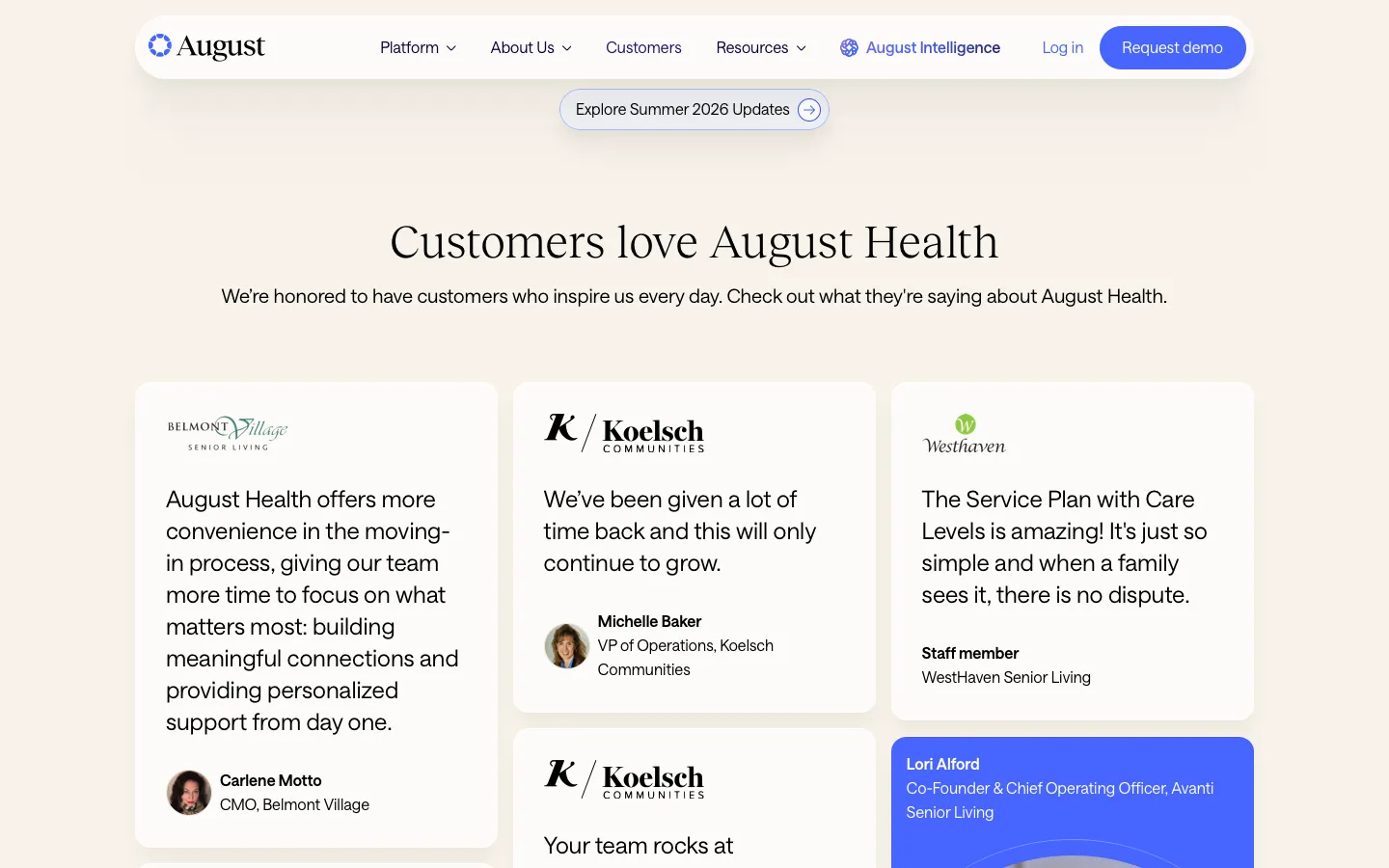 augusthealth.com - Customers Screenshot Preview