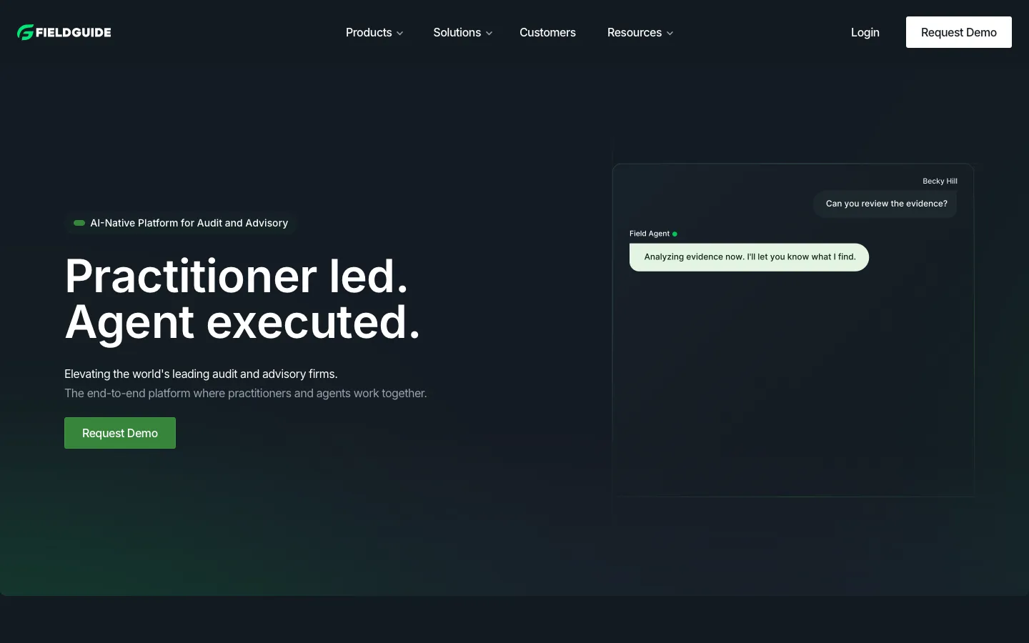 fieldguide.io - Landing Screenshot Preview