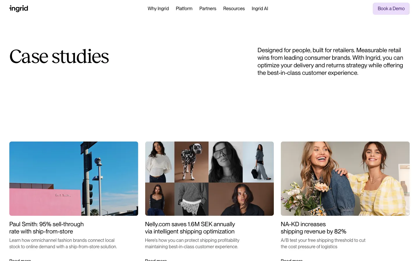 ingrid.com - Customers Screenshot Preview