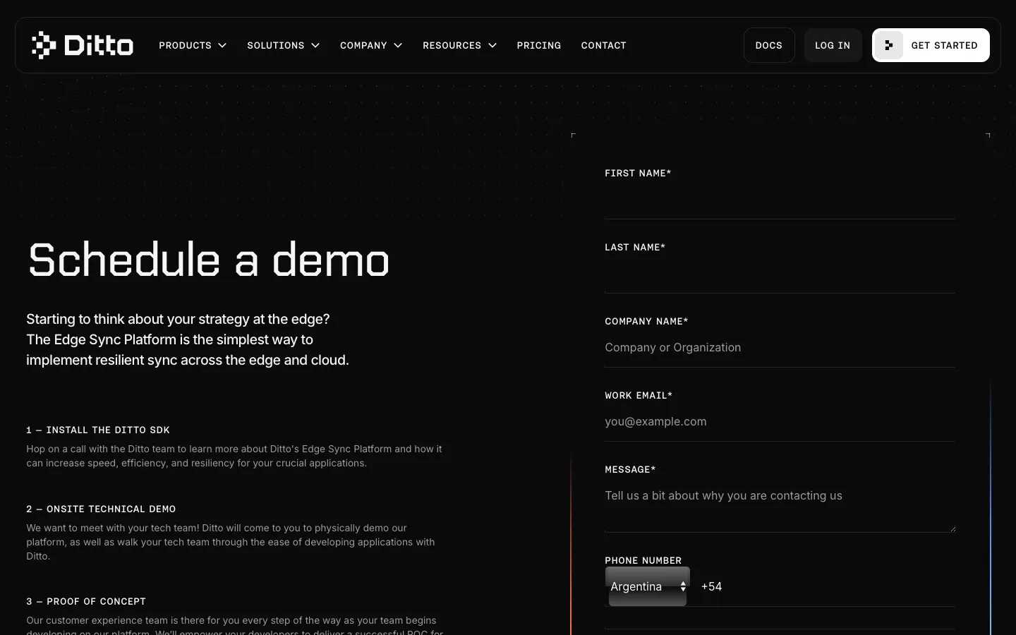 ditto.com - Book a demo Screenshot Preview