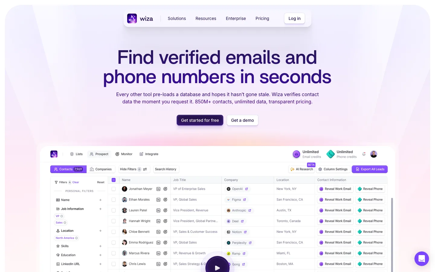 wiza.co - Product Screenshot Preview
