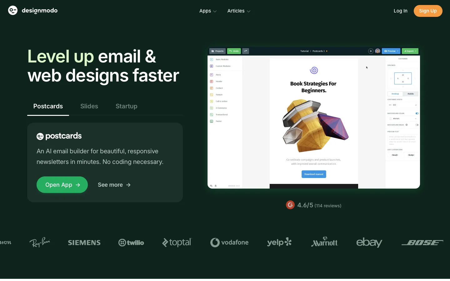 designmodo.com - Landing Screenshot Preview