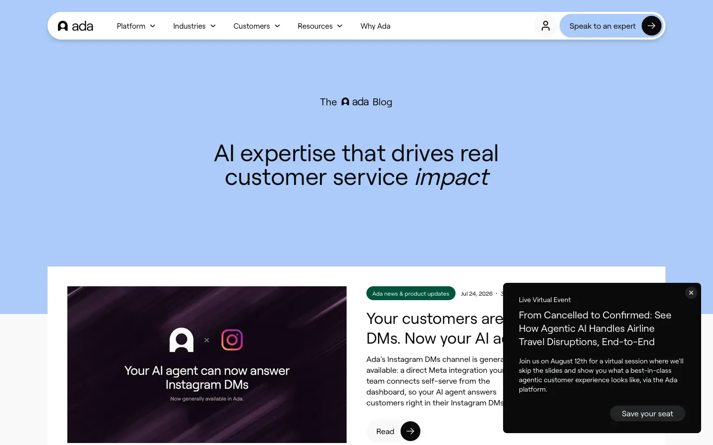 ada.cx - Blog Screenshot Preview
