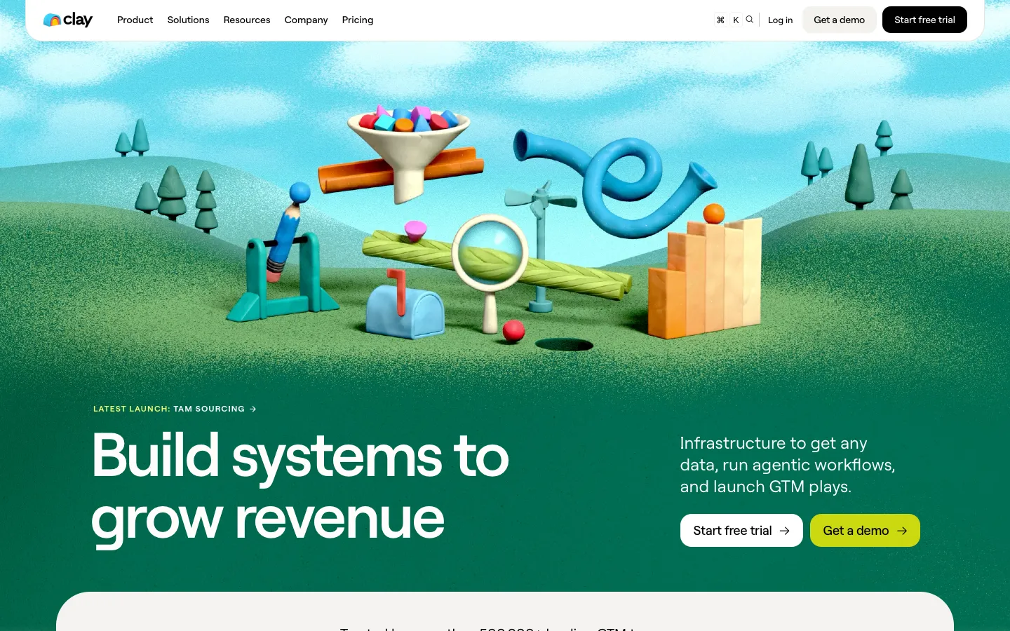 clay.com - Landing Screenshot Preview