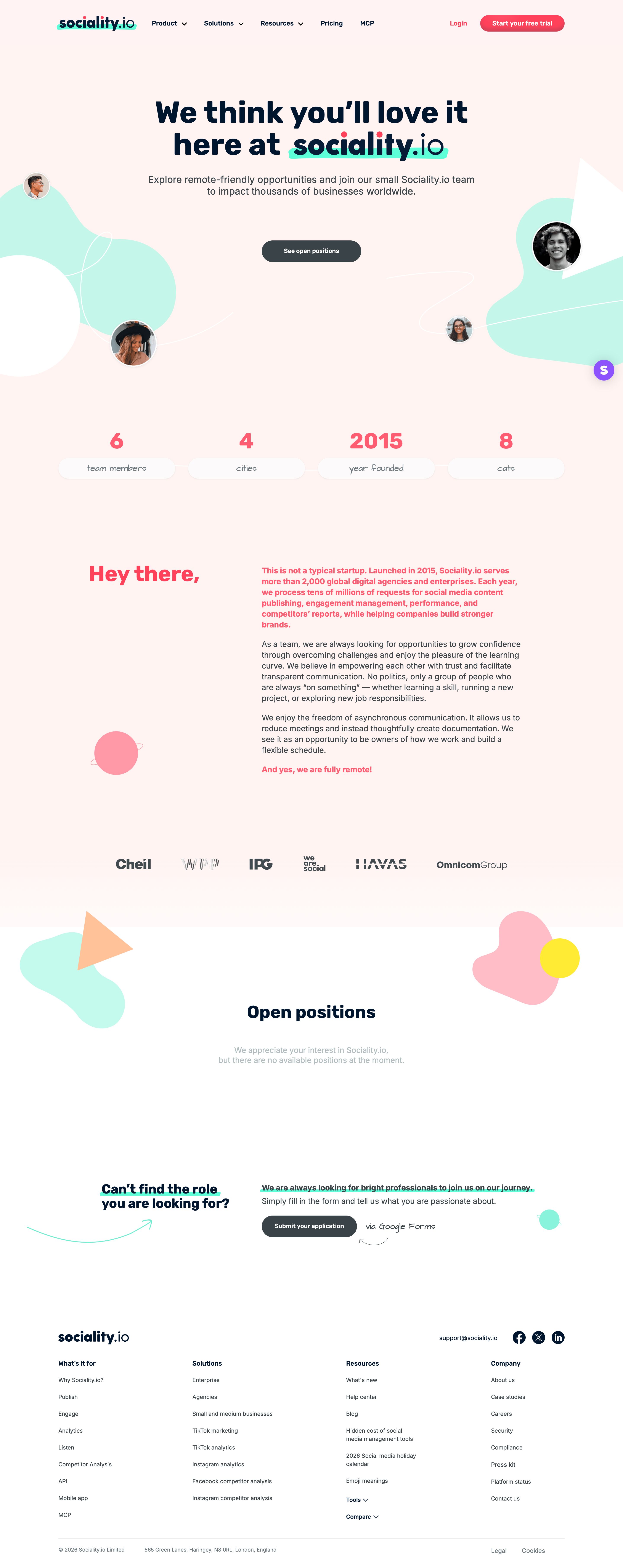 sociality.io - Careers | Sociality.io - Desktop Screenshot