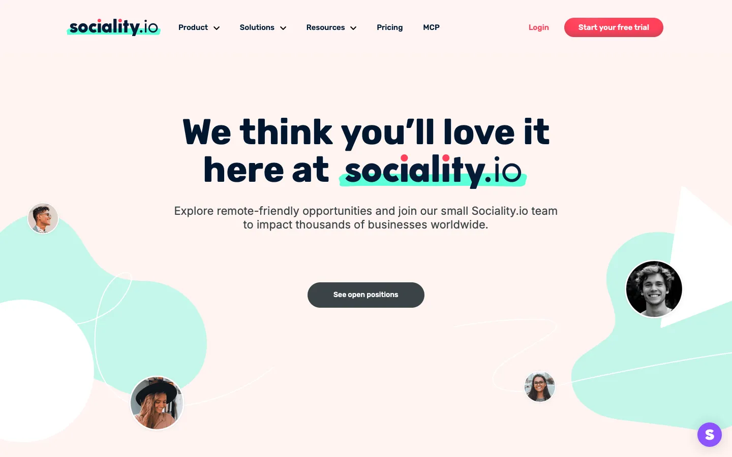 sociality.io - Careers Screenshot Preview