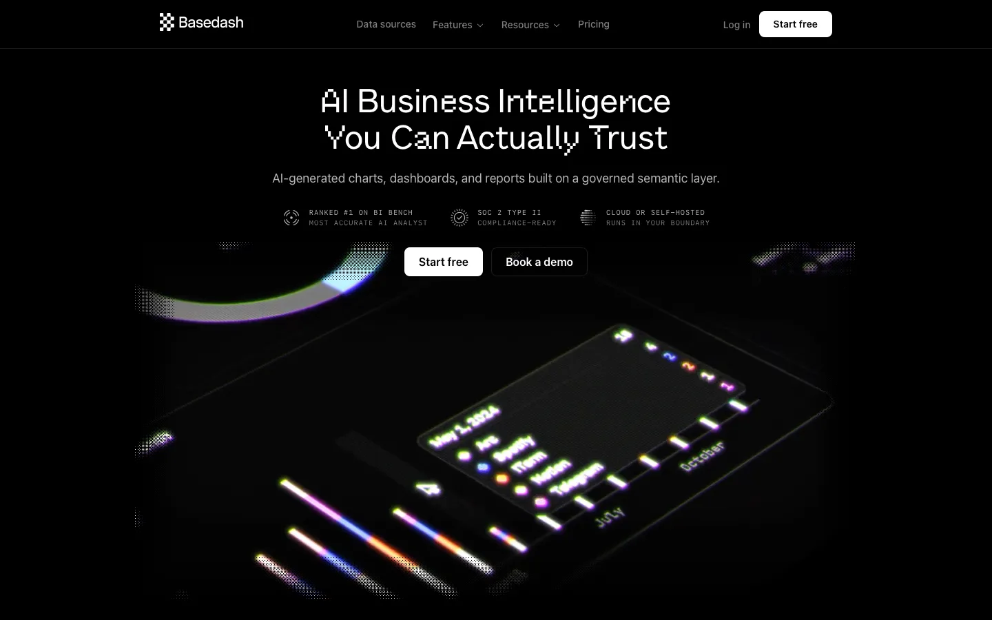 basedash.com - Landing Screenshot Preview