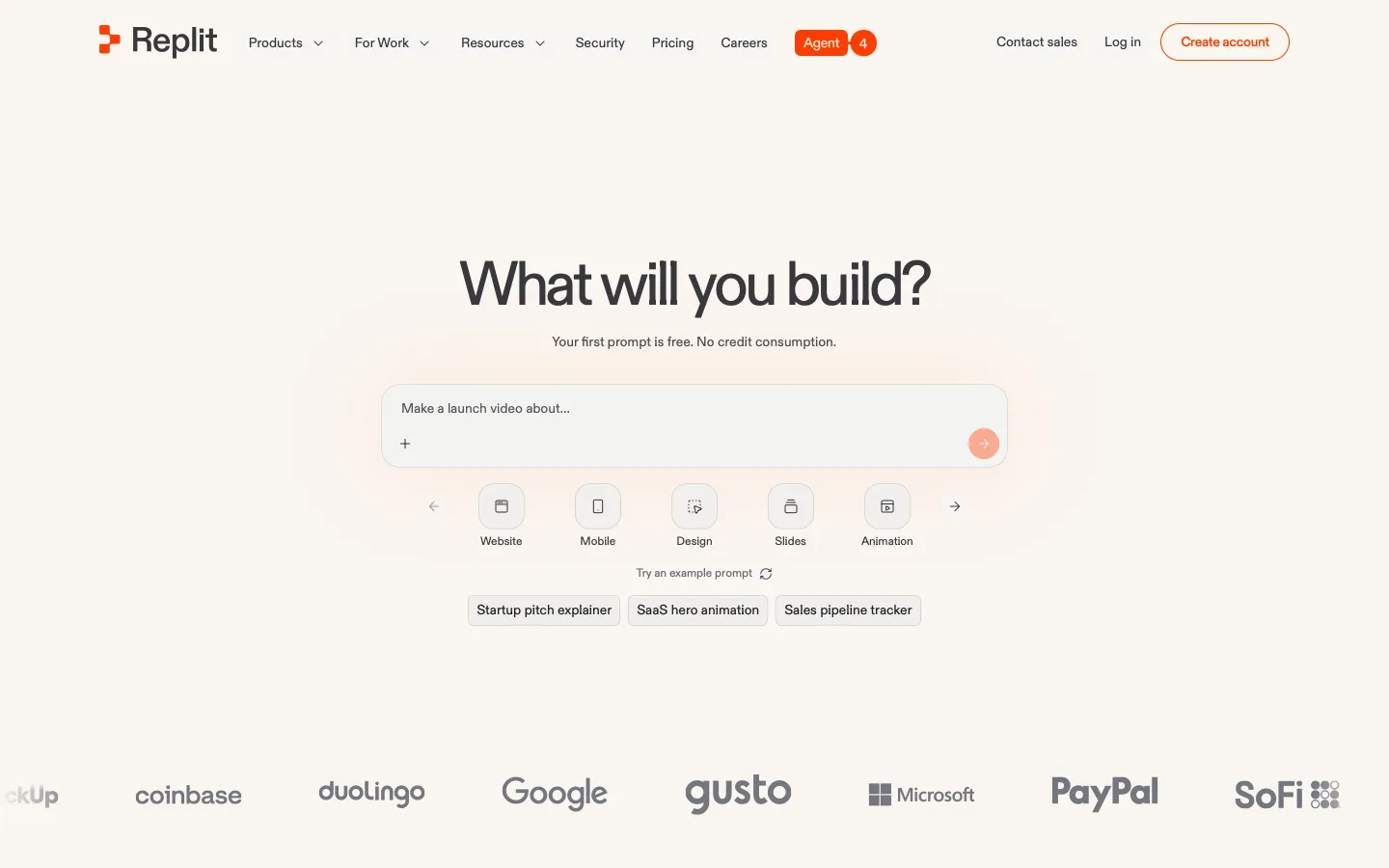 replit.com - Landing Screenshot Preview
