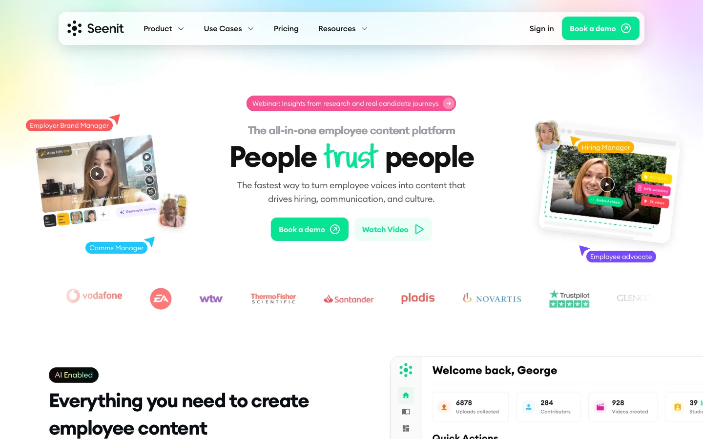 seenit.io - Landing Screenshot Preview