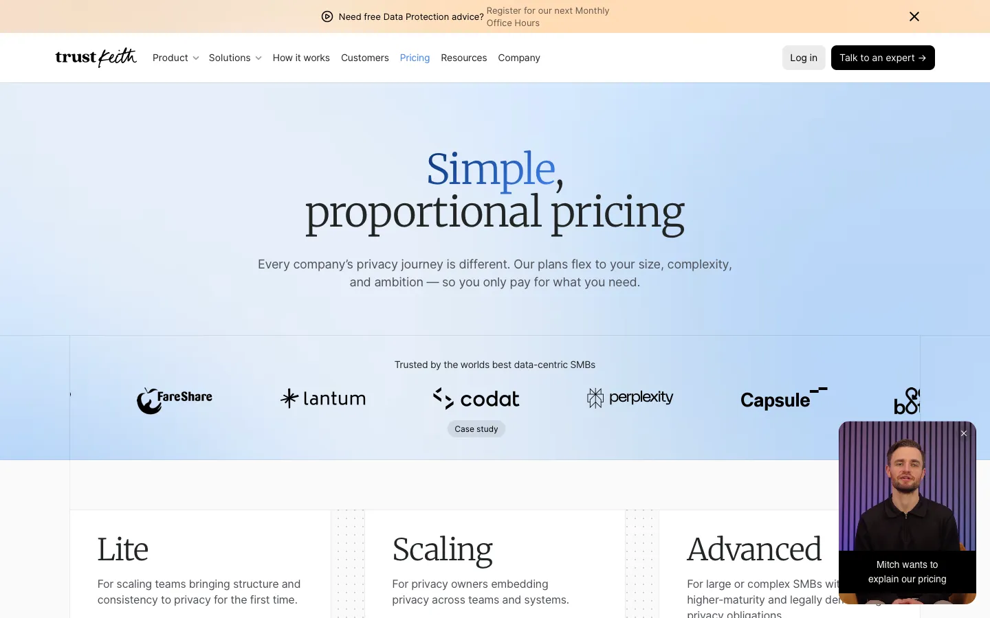 trustkeith.co - Pricing Screenshot Preview