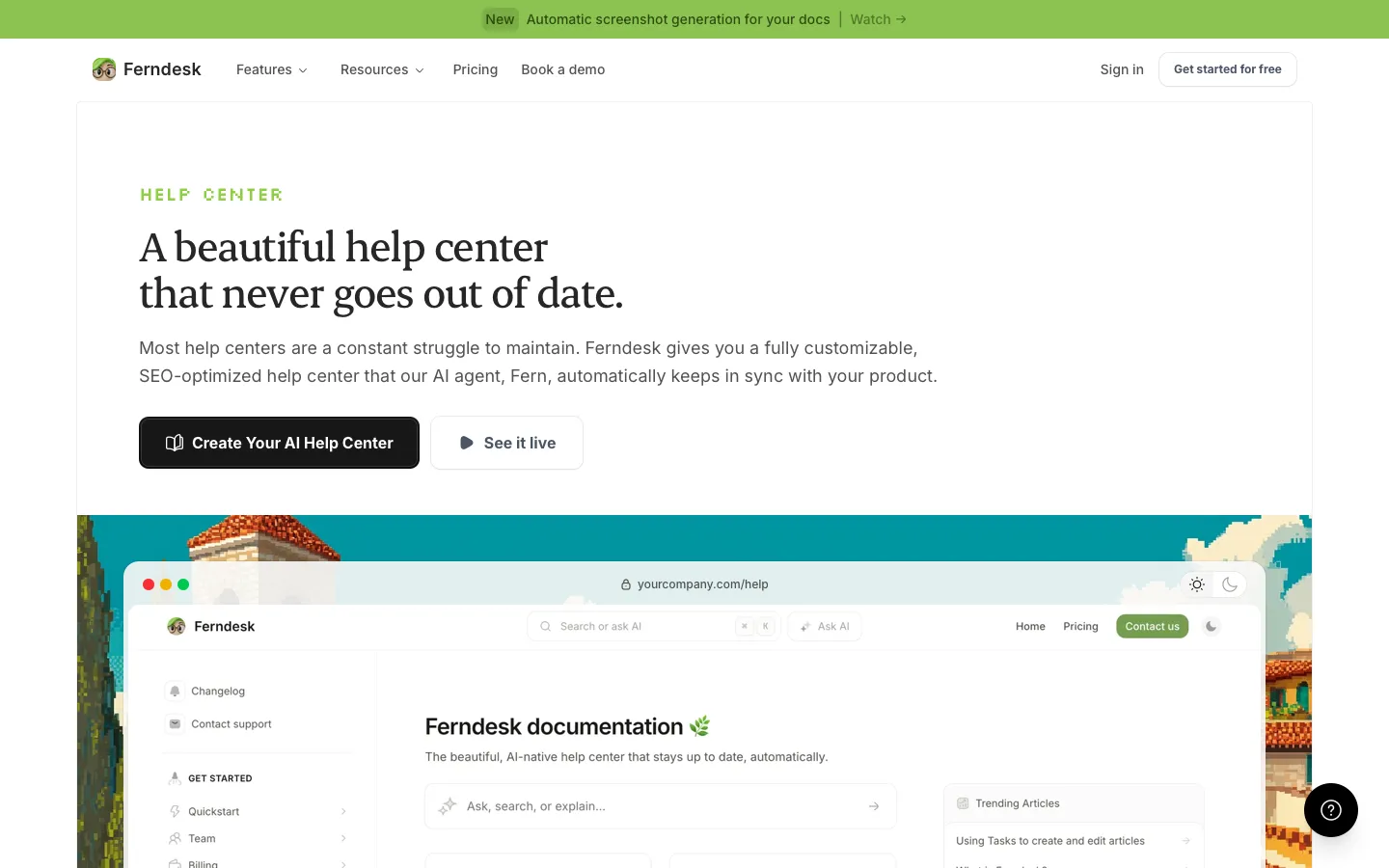 ferndesk.com - Product Screenshot Preview