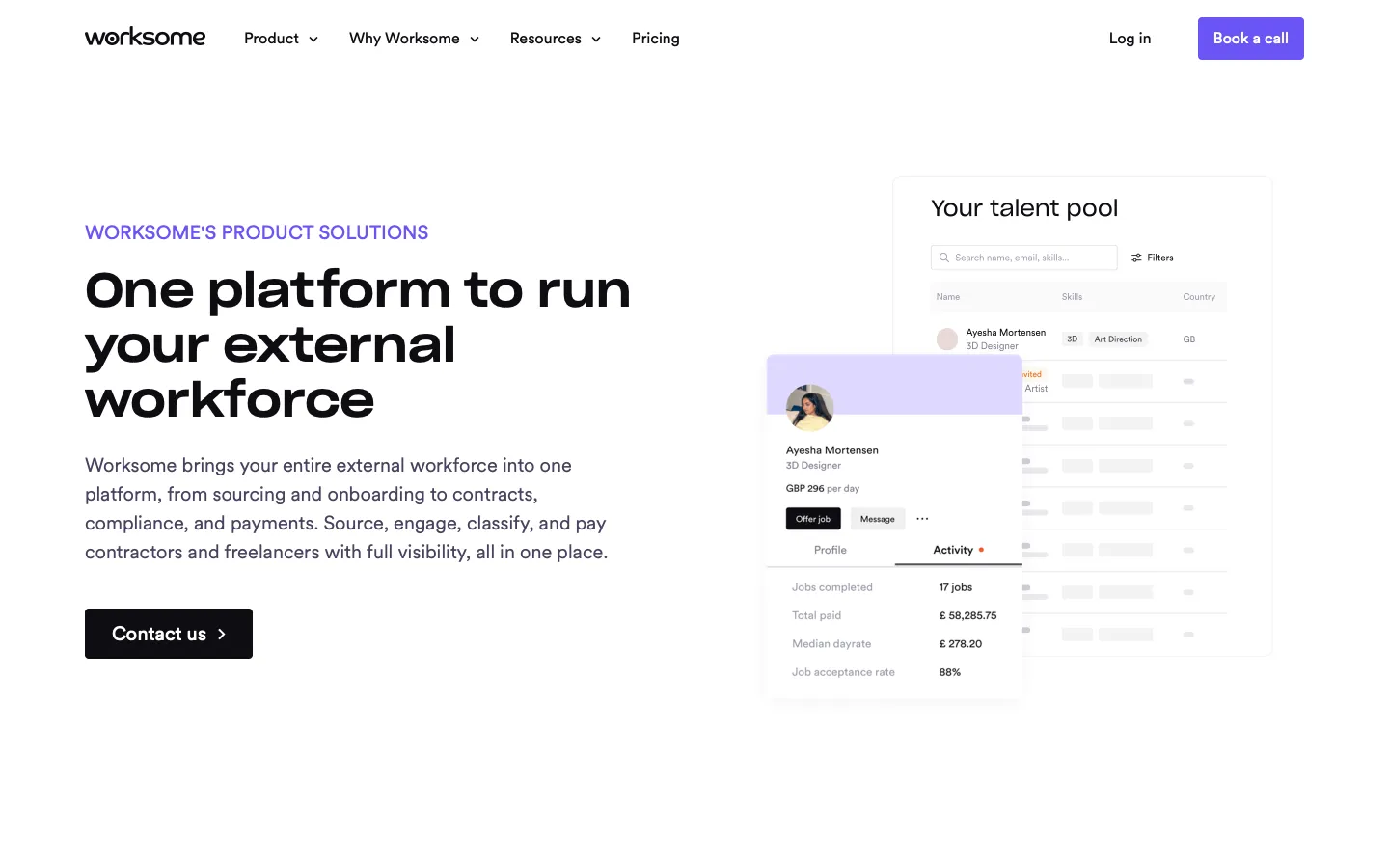 worksome.com - Product Screenshot Preview