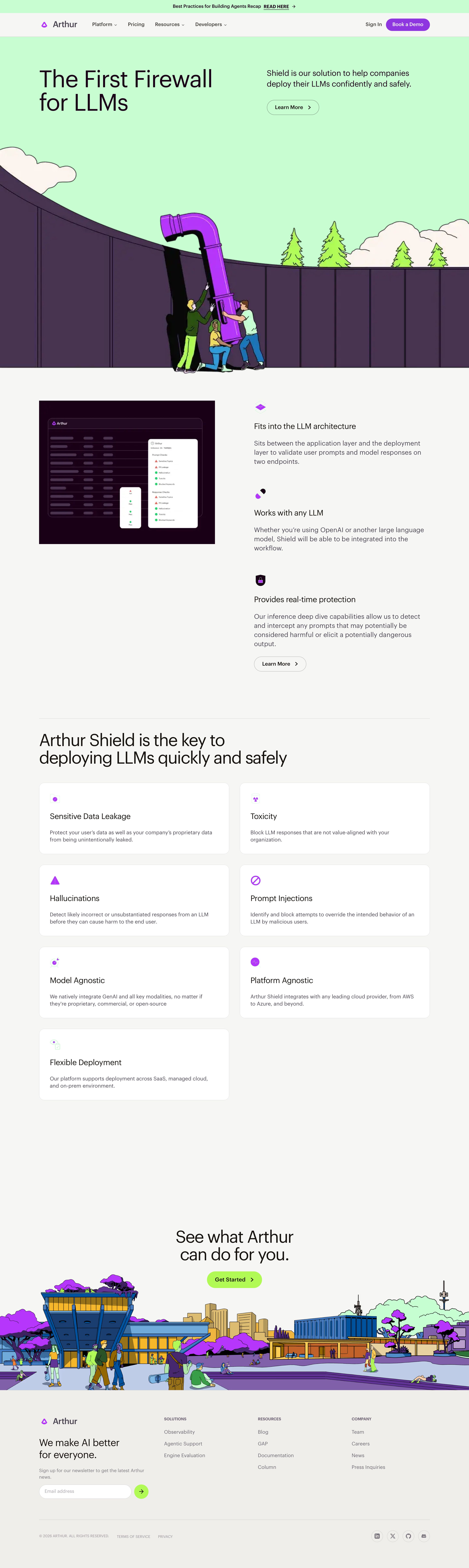 arthur.ai - Arthur Shield | Arthur - Desktop - Wed Jul 29 2026 03:51:25 GMT+0000 (Coordinated Universal Time) Screenshot