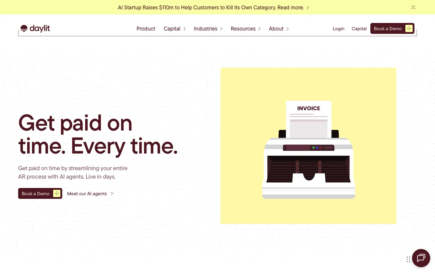 daylit.com - Landing Screenshot Preview