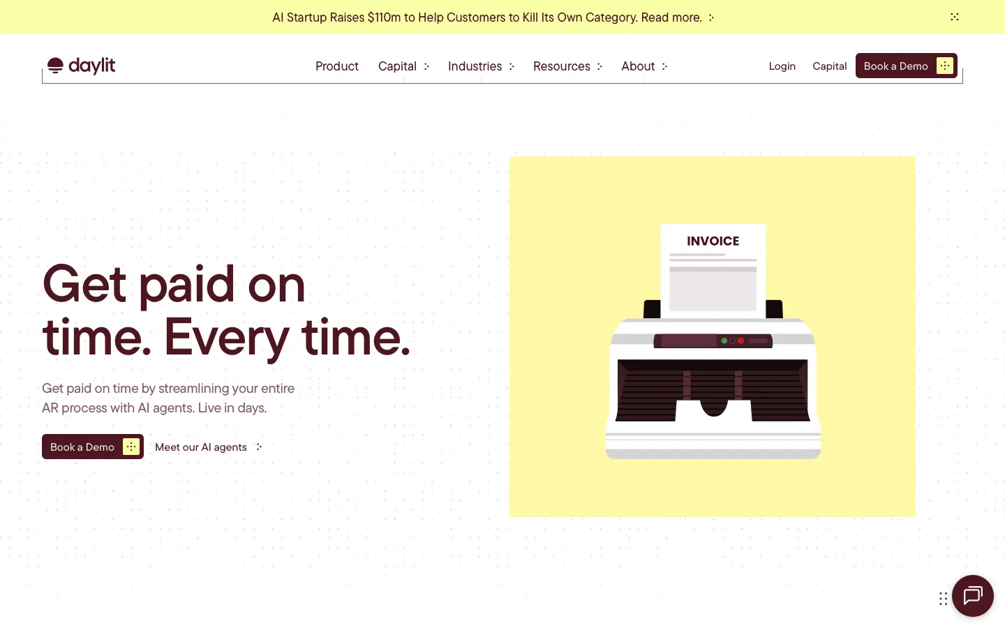 daylit.com - Landing Screenshot Preview