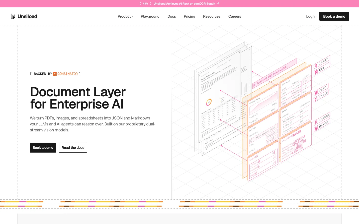 unsiloed.ai - Landing Screenshot Preview