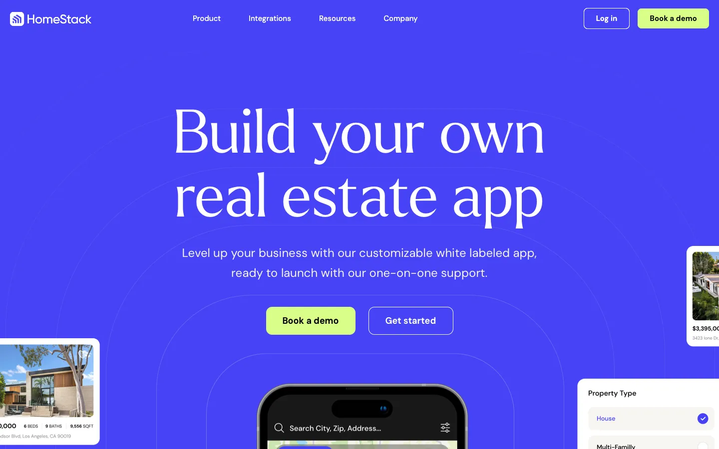 homestack.com - Landing Screenshot Preview