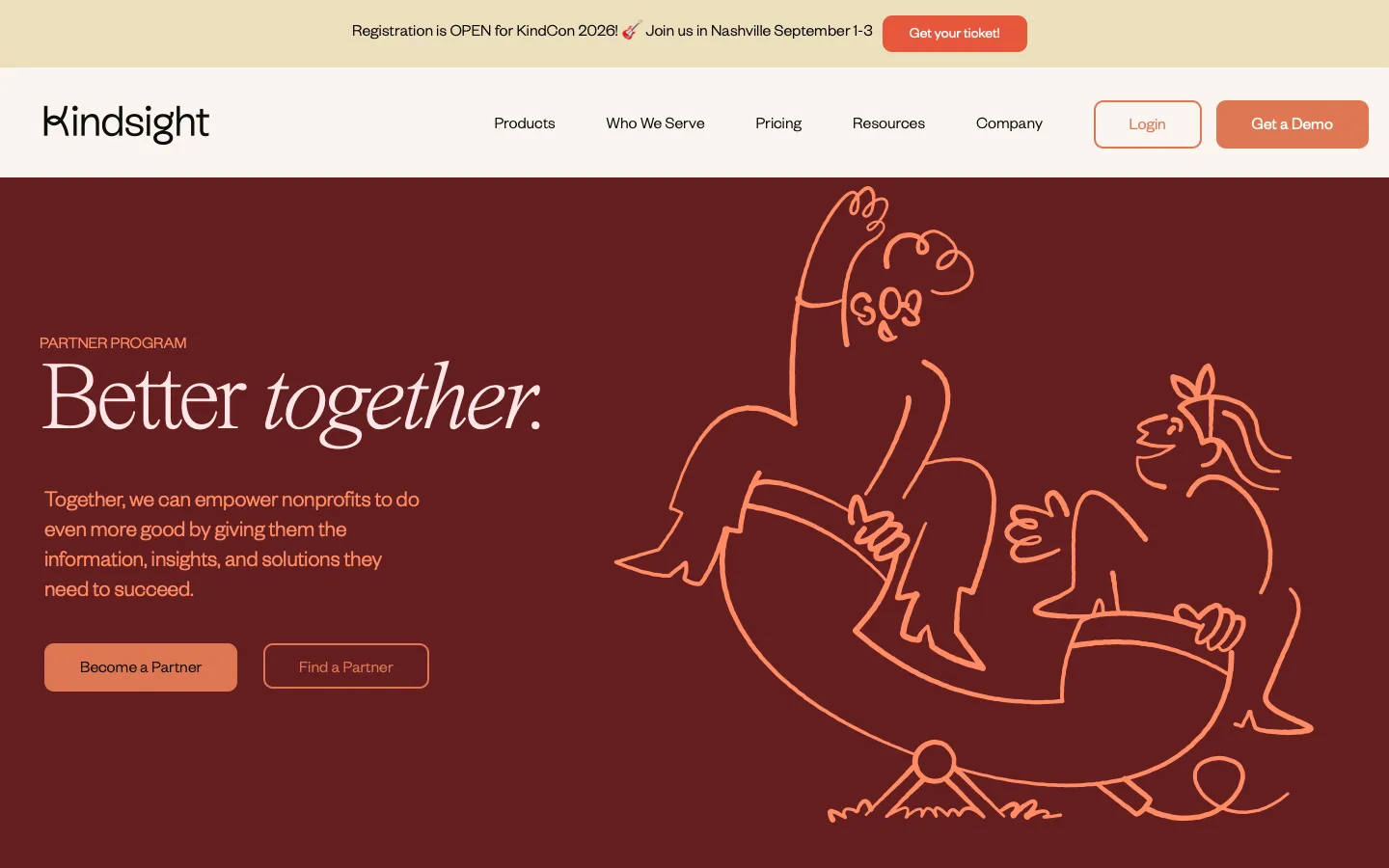 kindsight.io - Partners Screenshot Preview