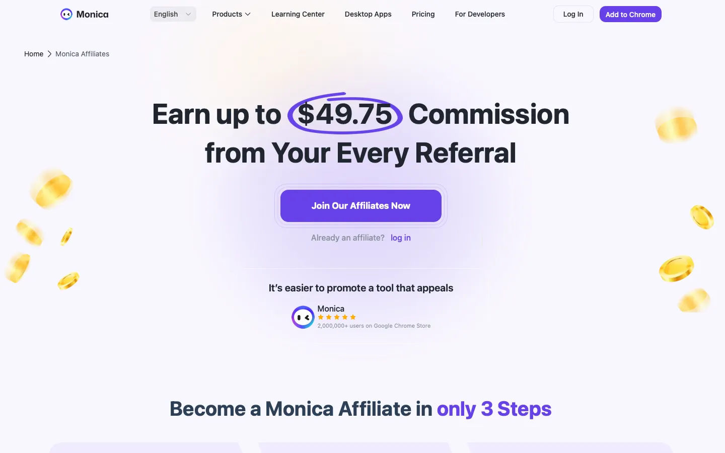 monica.im - Affiliates Screenshot Preview