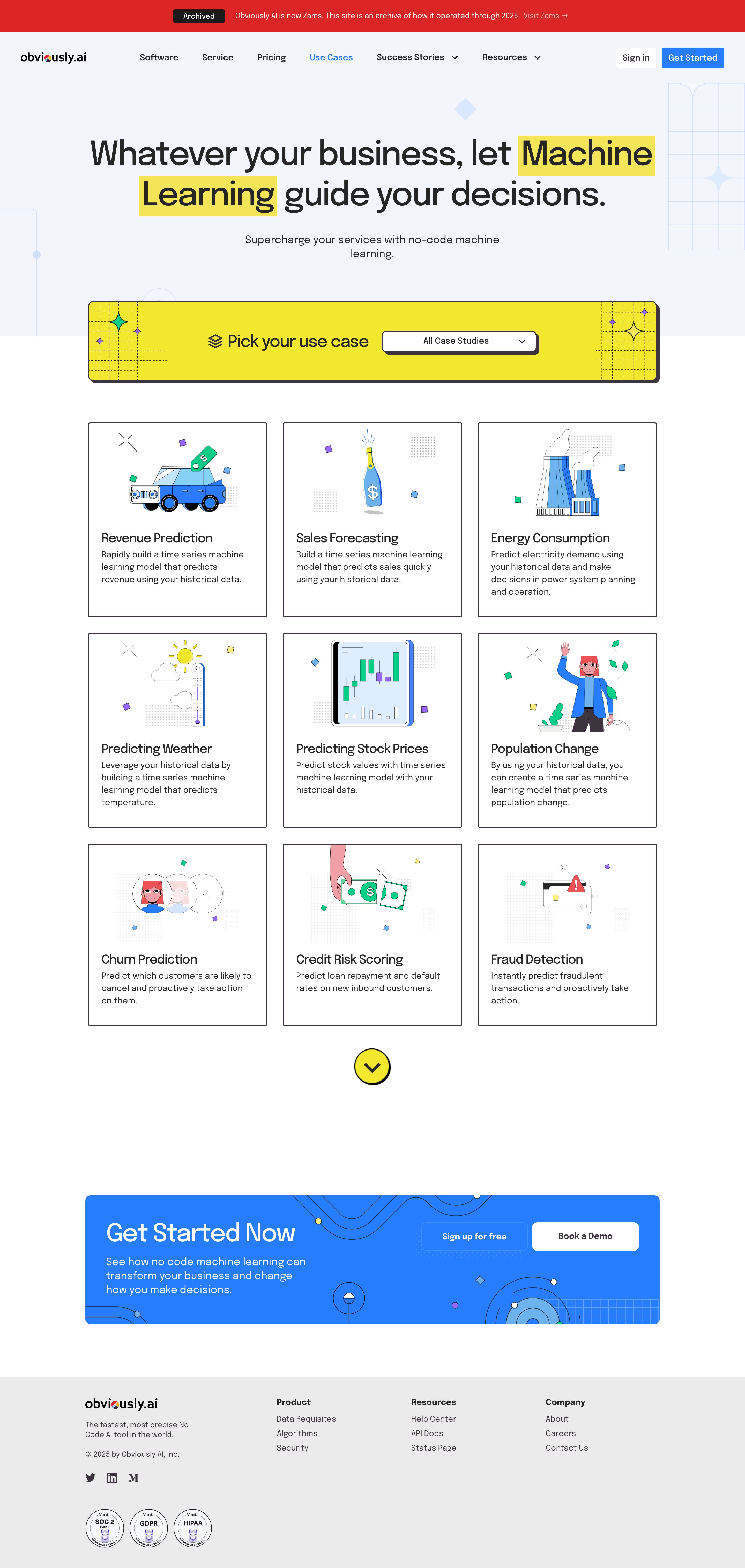 obviously.ai - Case Studies - Desktop Screenshot