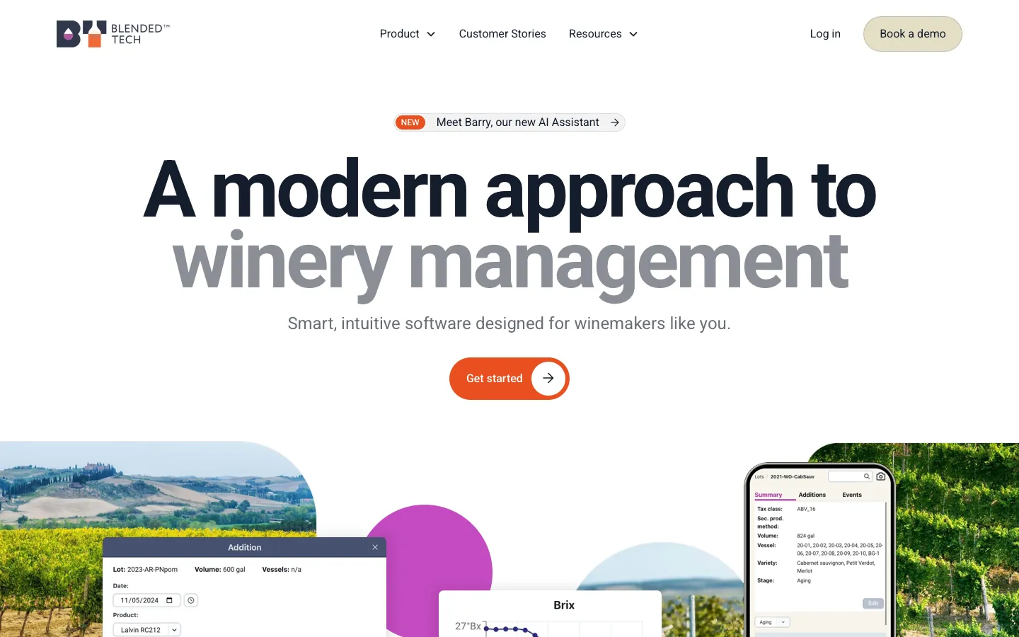 blendedtech.com - Landing Screenshot Preview