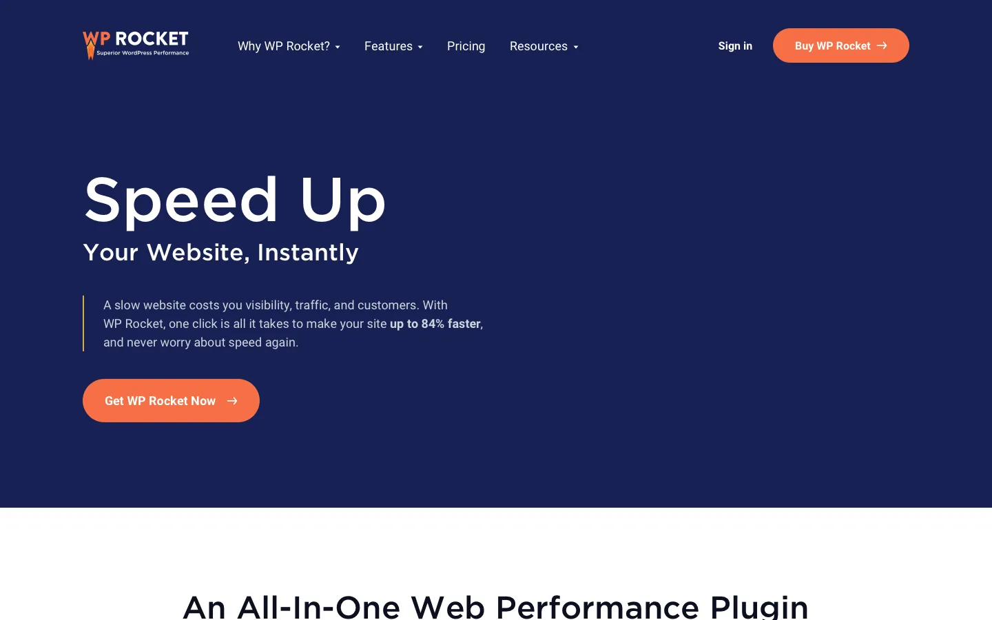 wp-rocket.me - Landing Screenshot Preview