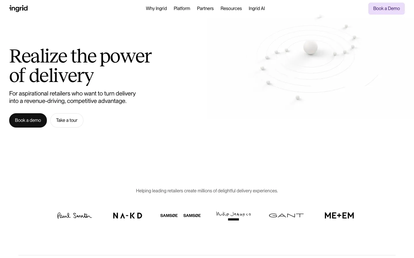 ingrid.com - Landing Screenshot Preview