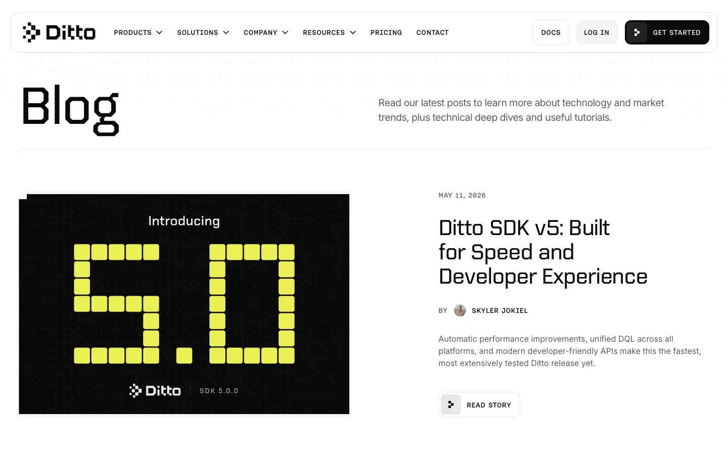 ditto.com - Blog Screenshot Preview