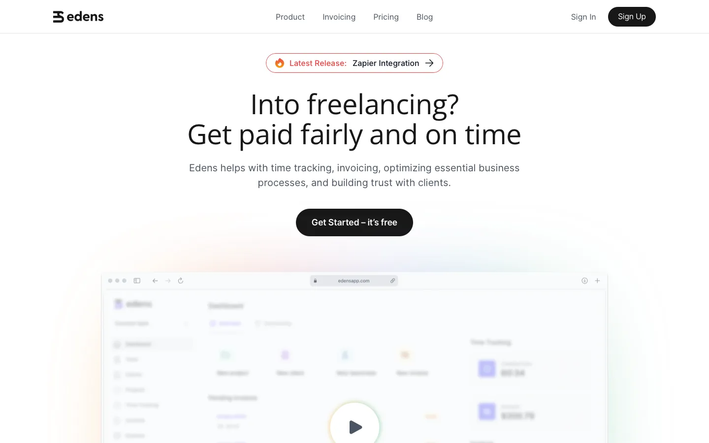 edensapp.com - Landing Screenshot Preview