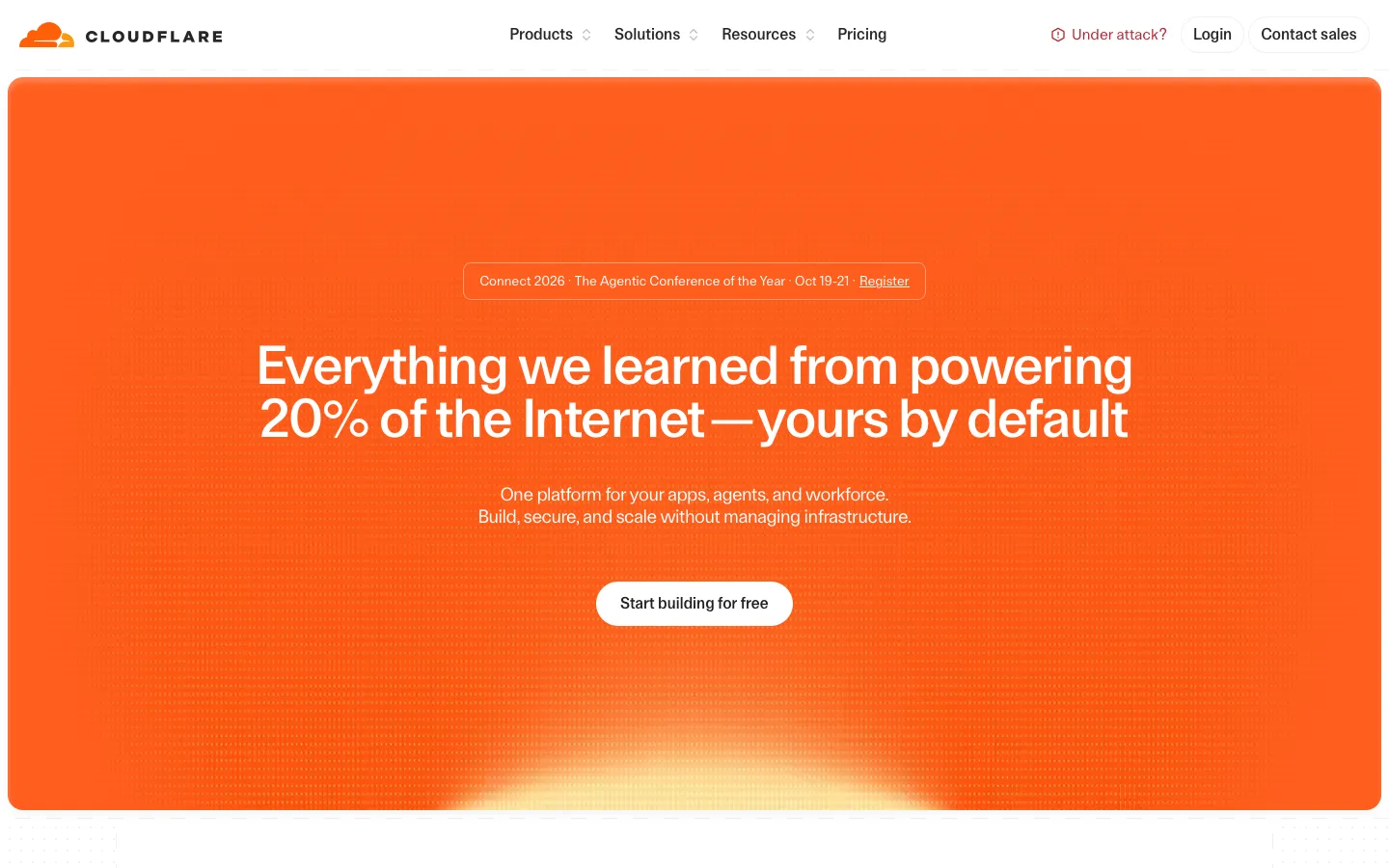 cloudflare.com - Landing Screenshot Preview