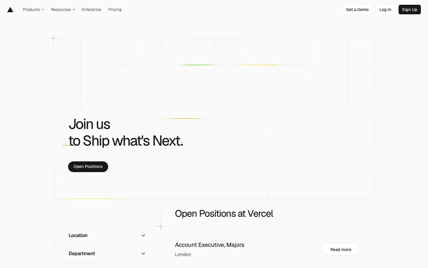 vercel.com - Careers Screenshot Preview