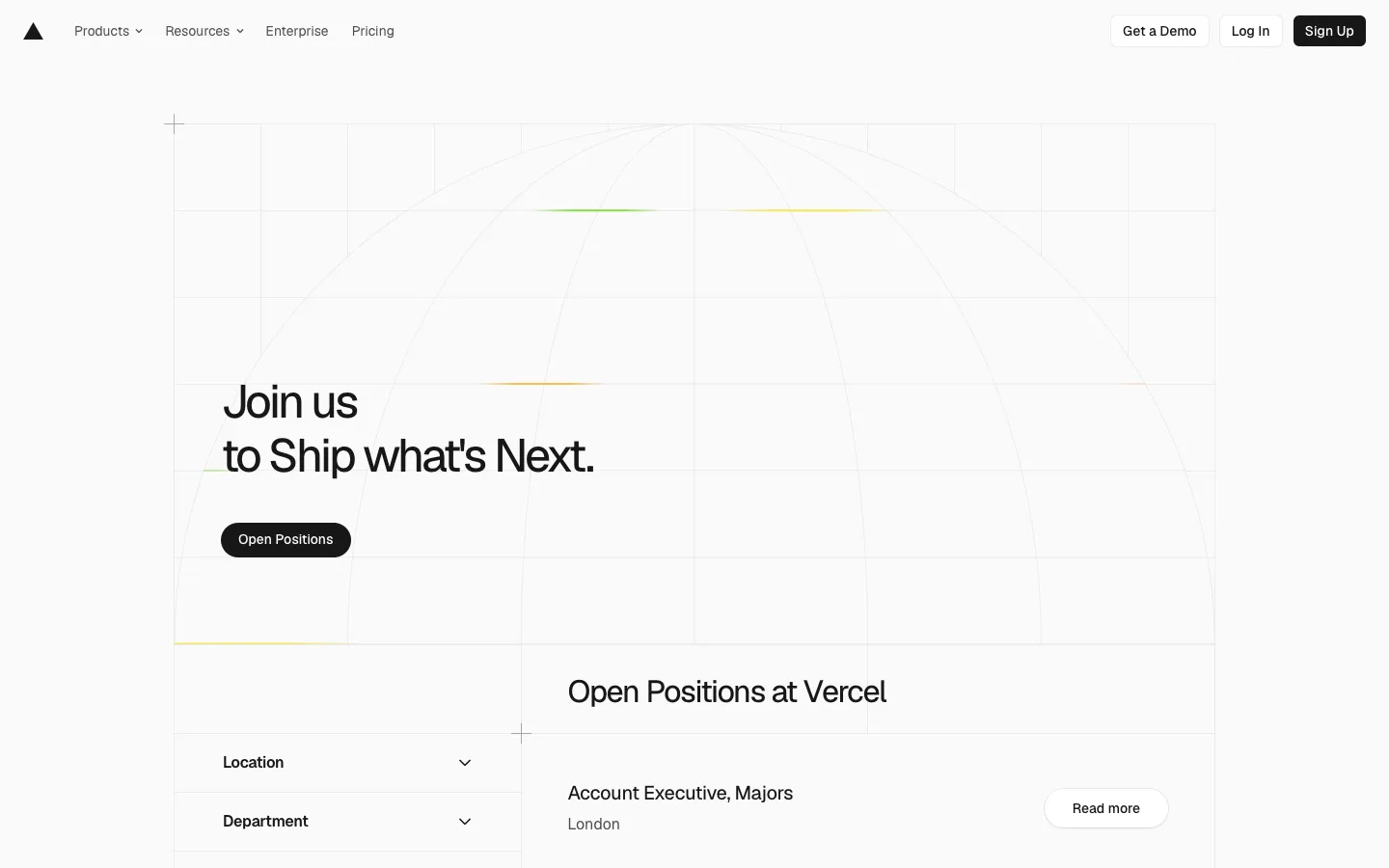vercel.com - Careers Screenshot Preview