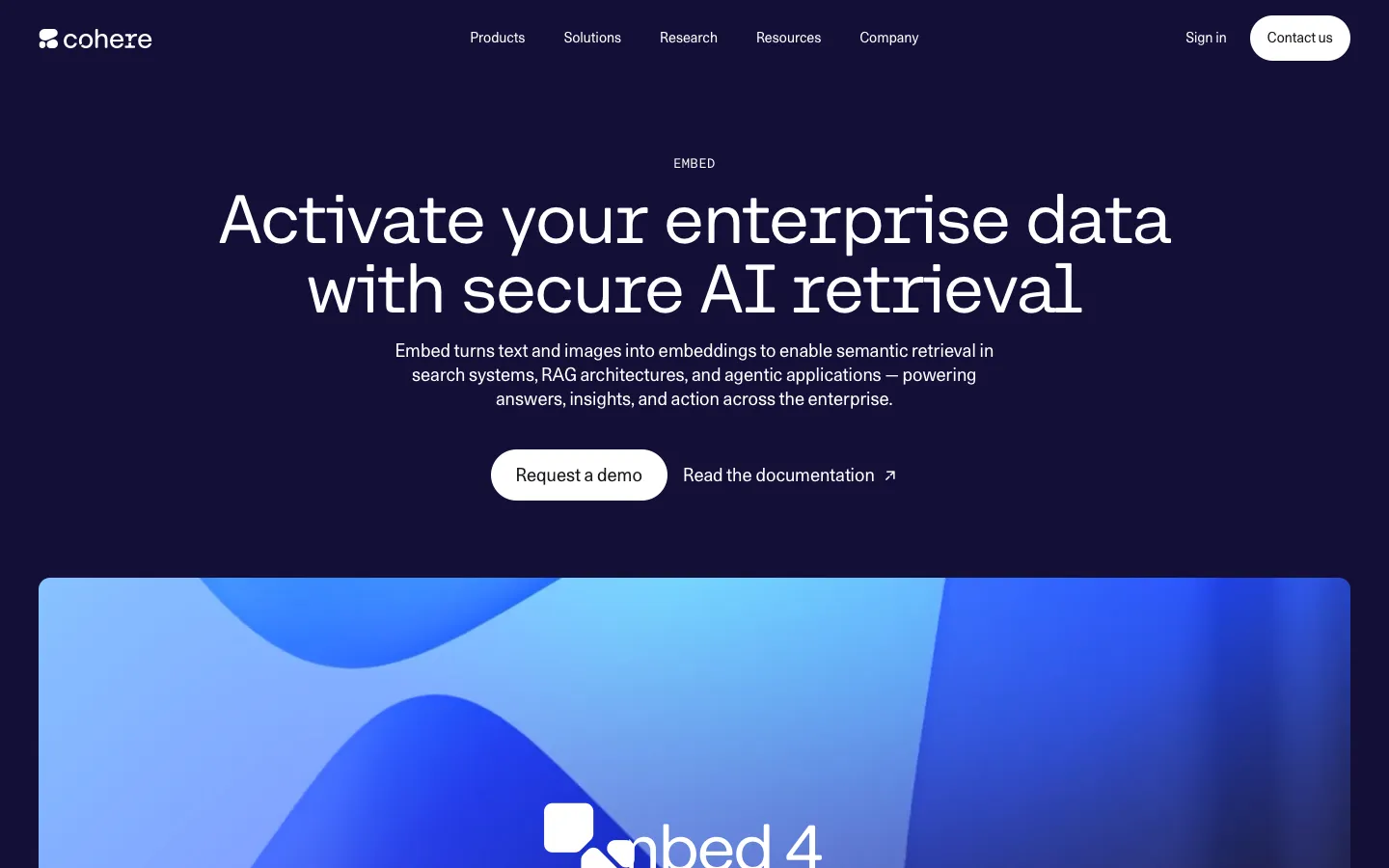 cohere.ai - Product Screenshot Preview