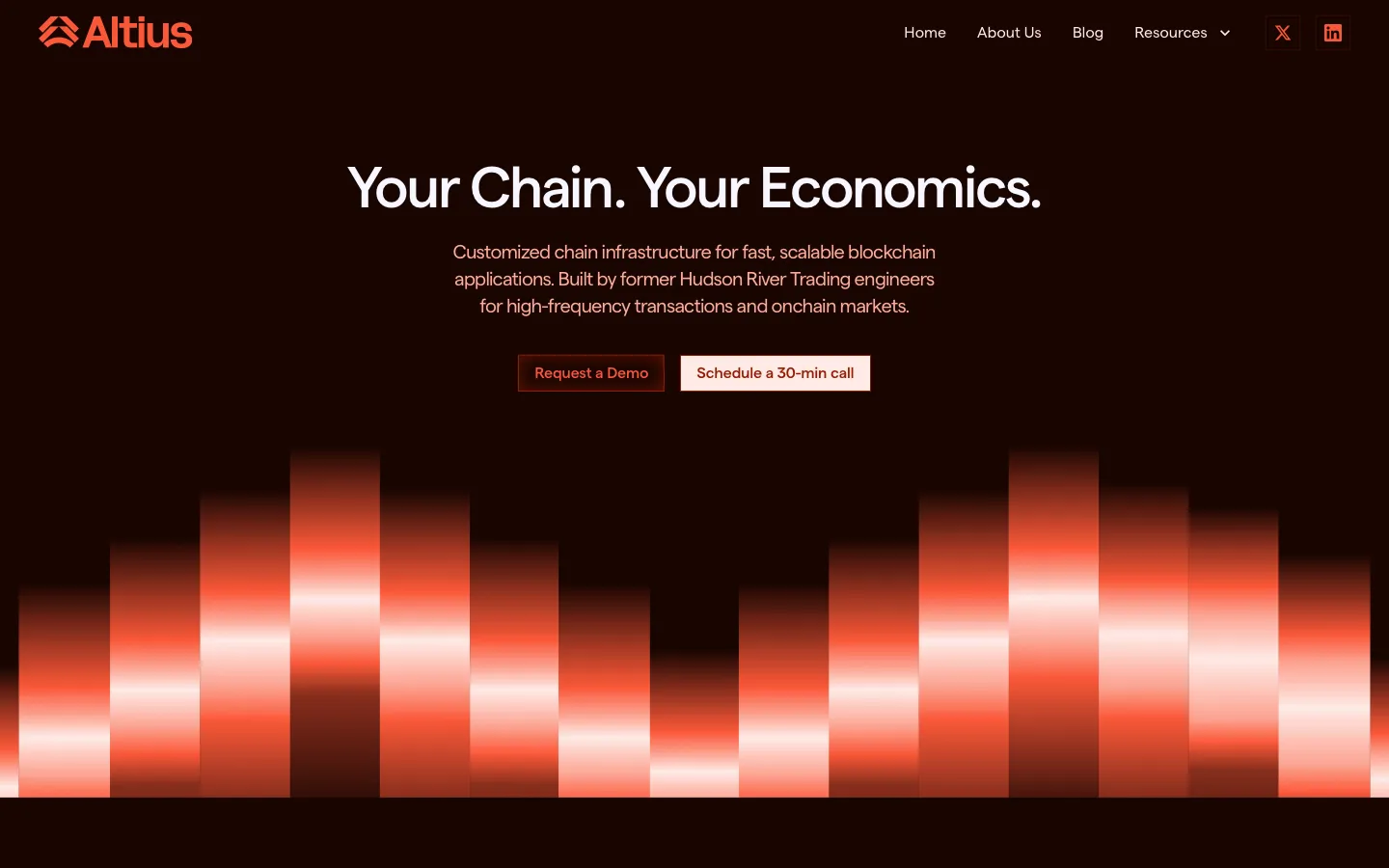 altiuslabs.xyz - Landing Screenshot Preview