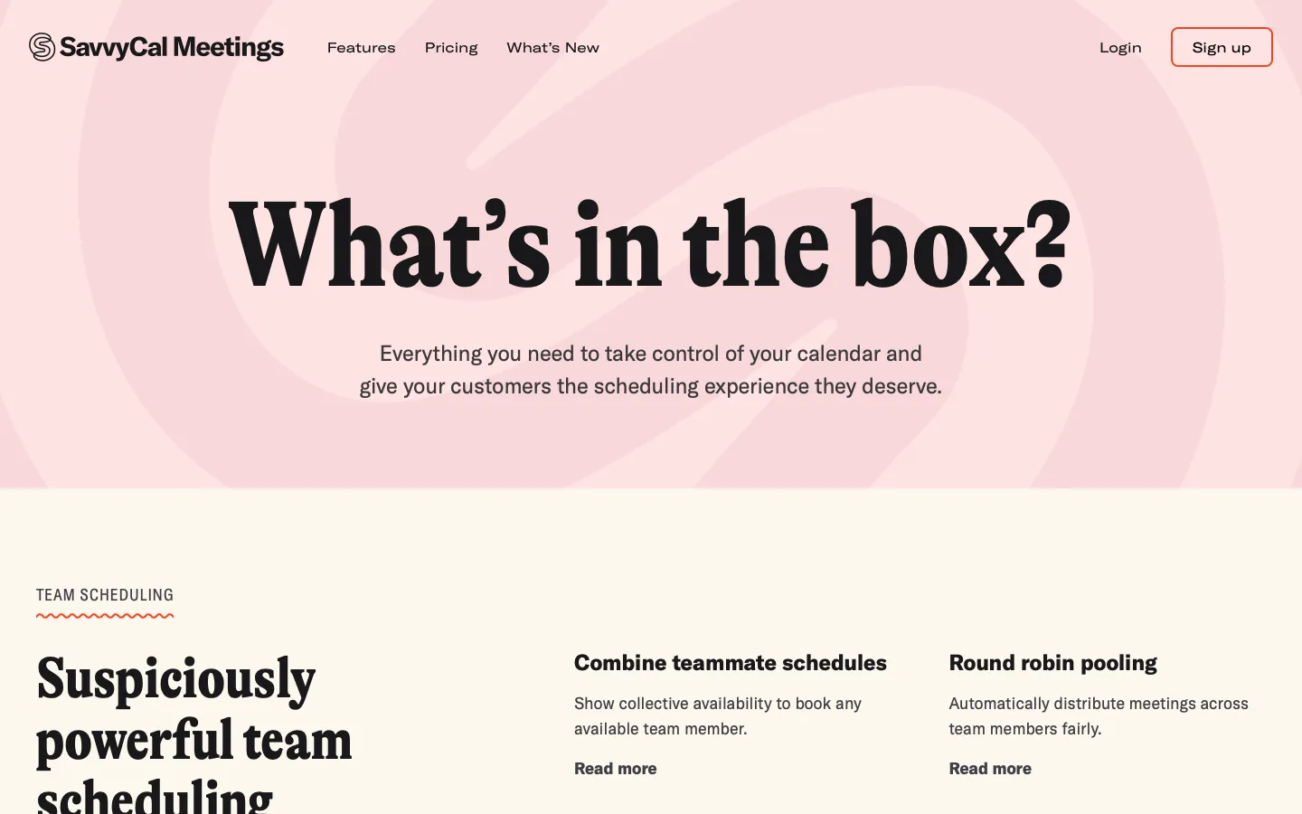 savvycal.com - Product Screenshot Preview