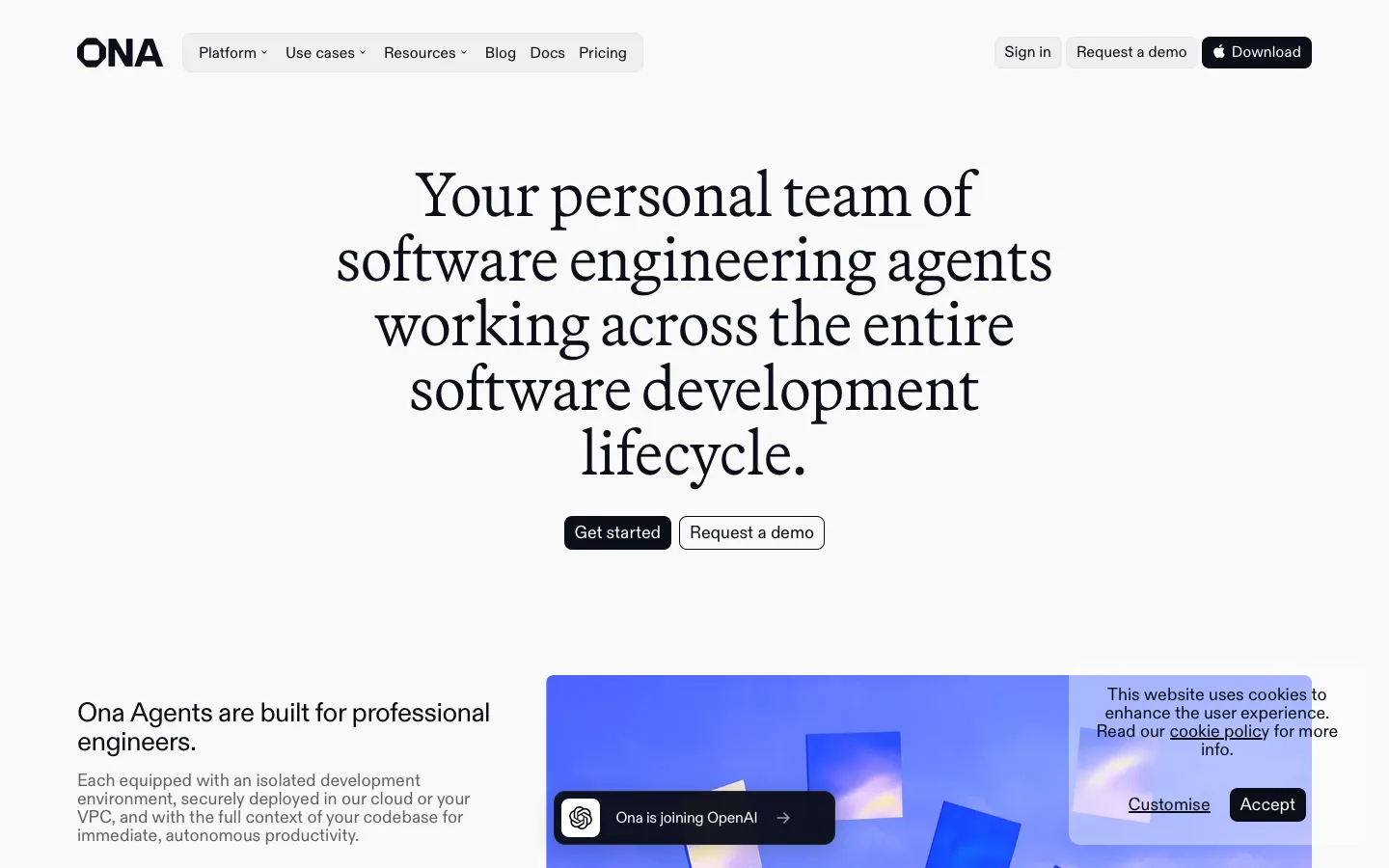ona.com - Product Screenshot Preview