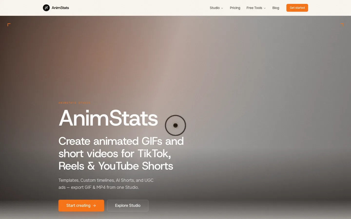 animstats.com - Landing Screenshot Preview