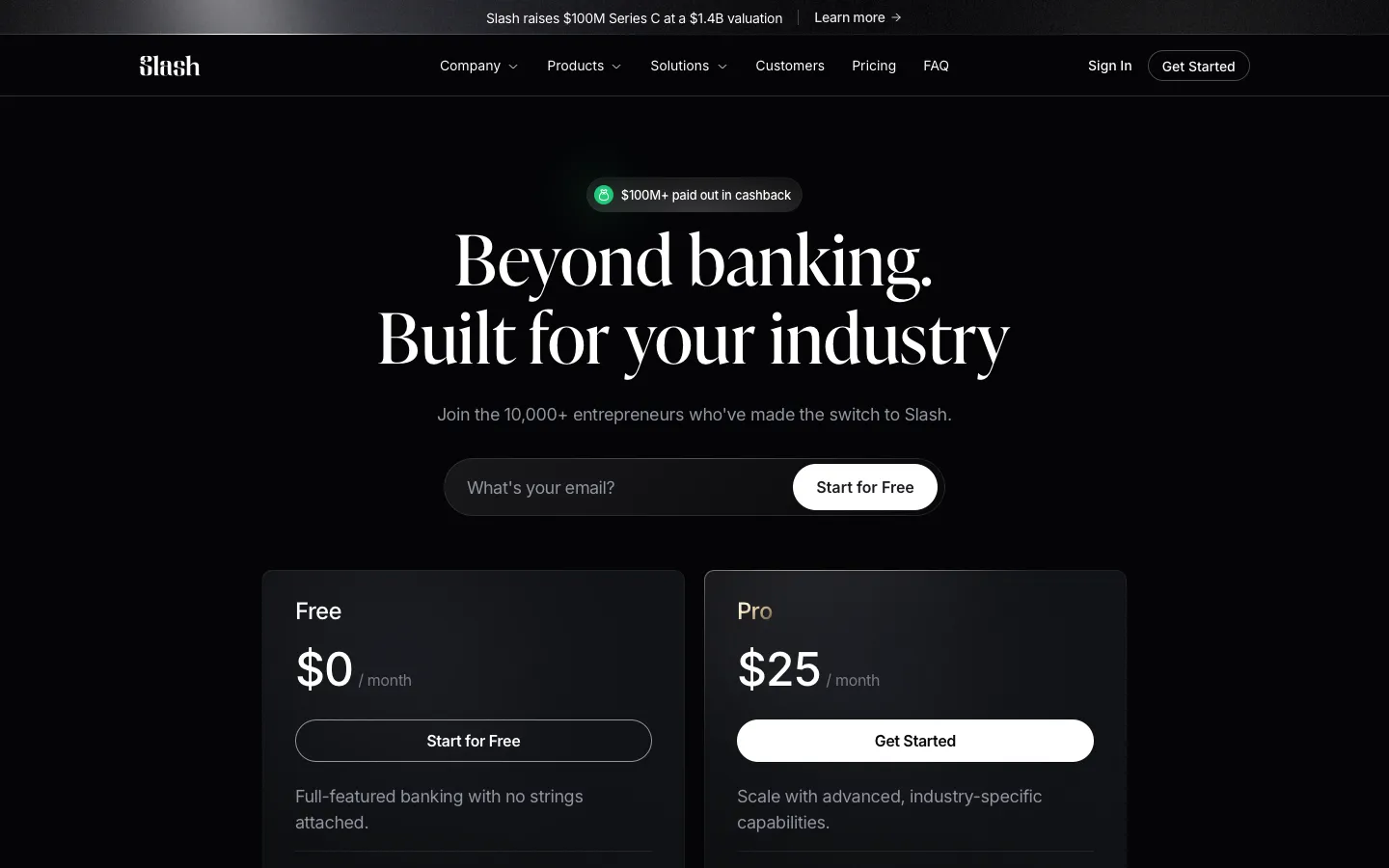 slash.com - Pricing Screenshot Preview