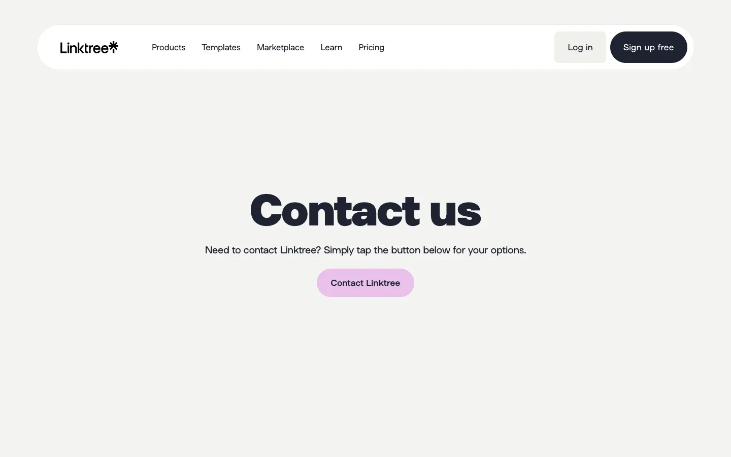 linktr.ee - Contact Screenshot Preview