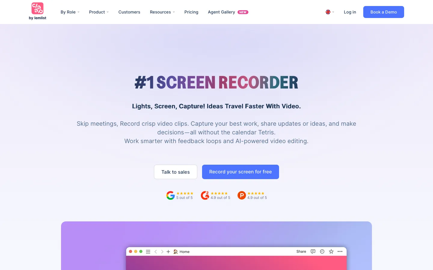 claap.io - Product Screenshot Preview