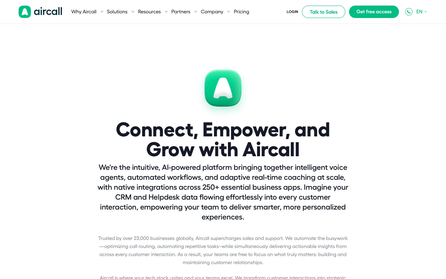 aircall.io - About Screenshot Preview