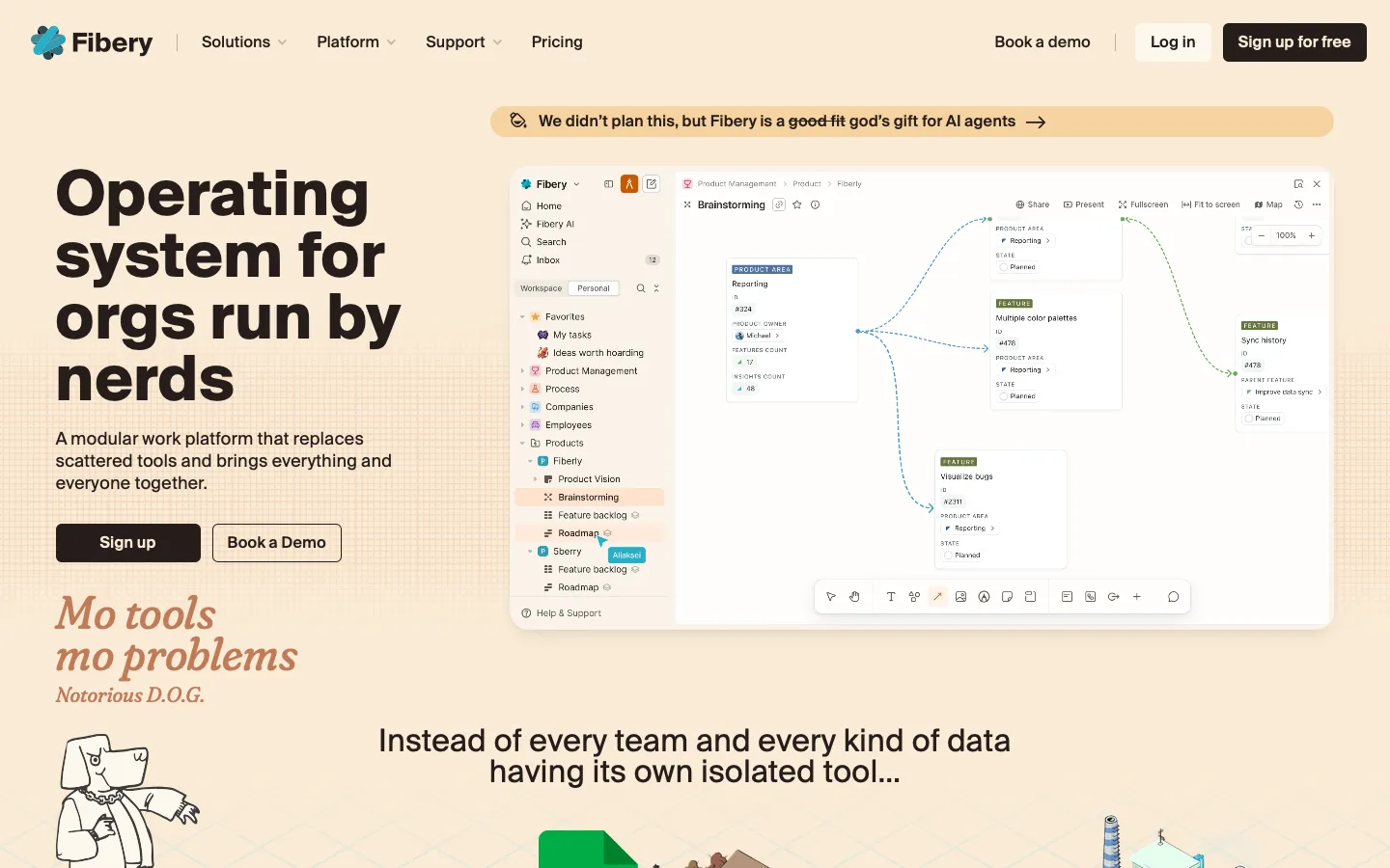 fibery.io - Landing Screenshot Preview