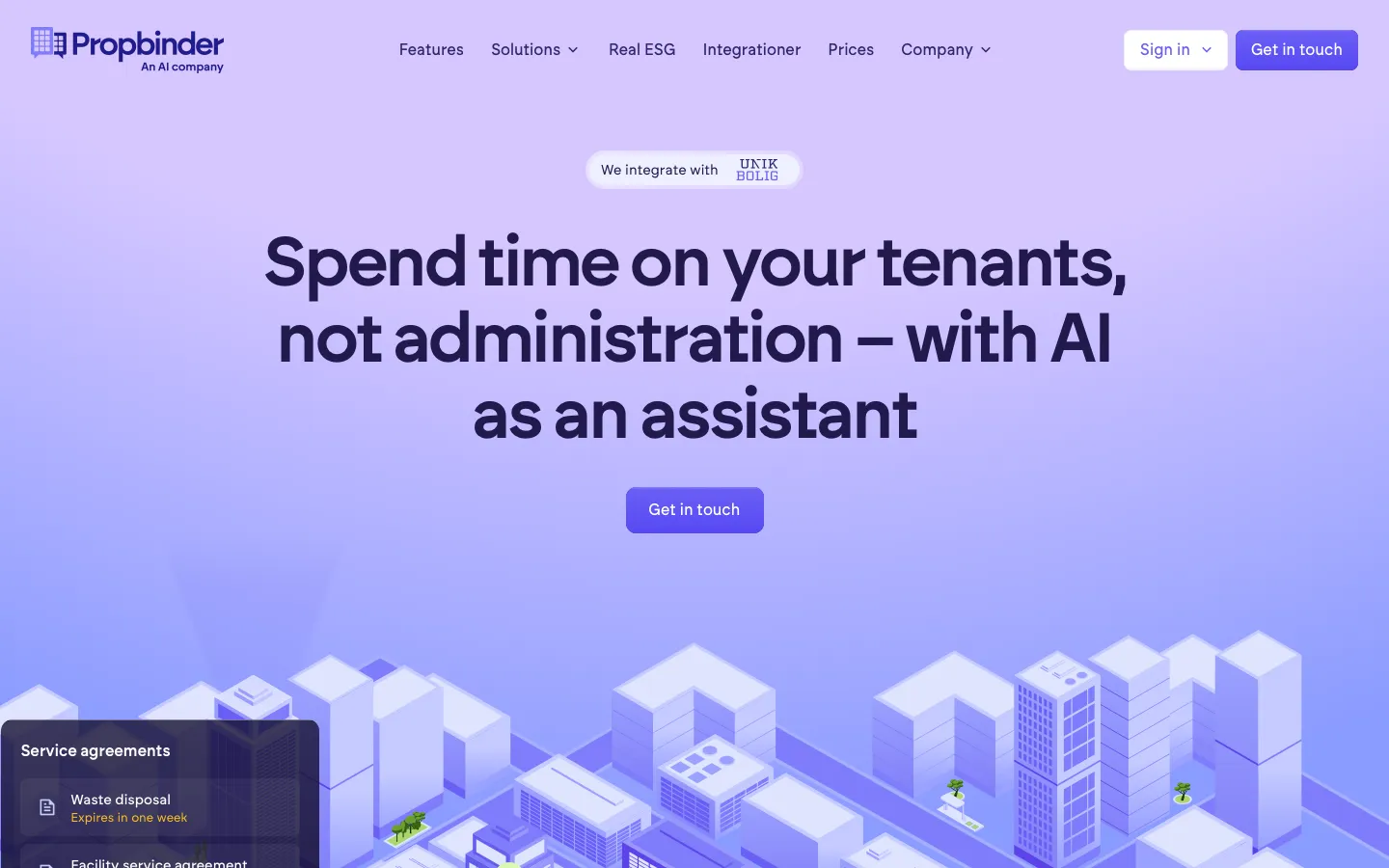 propbinder.com - Landing Screenshot Preview