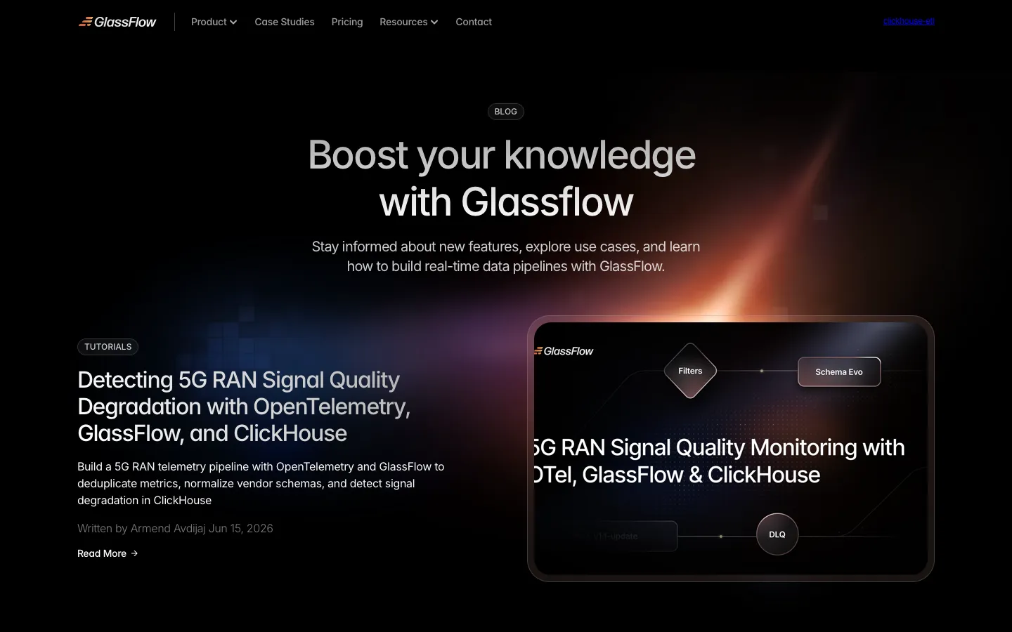 glassflow.dev - Use Cases Screenshot Preview